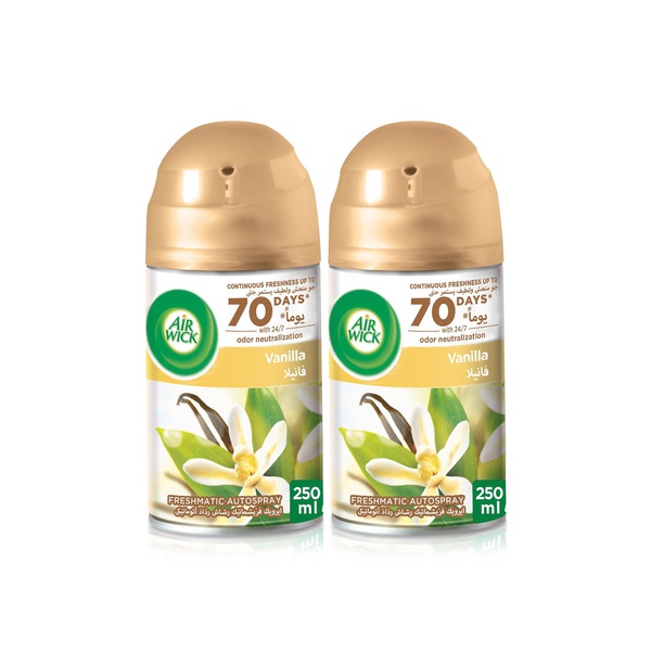 Air Wick Freshmatic Vanilla Autospray Refill 250ml x 2