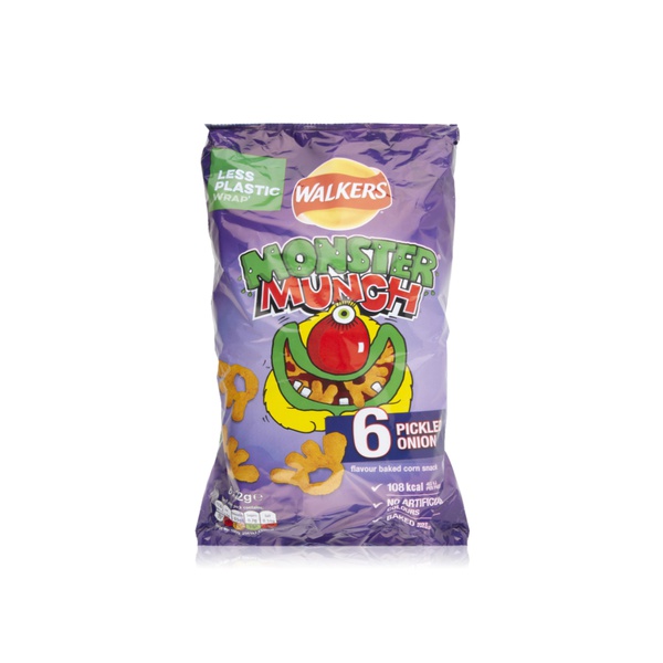 Walkers Pickled Onion Monster Munch 6 x 25g