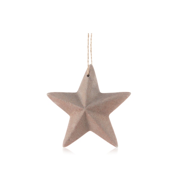 Premier Ceramic Hanging Star 10cm