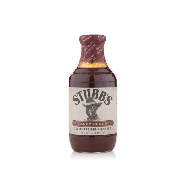 اشتري Stubbs BBQ sauce hickory bourbon 510g في الامارات