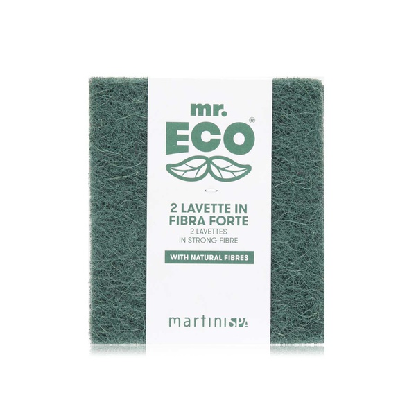 Martinispa Mr. Eco Scour Cloth with Natural Fibres x 2