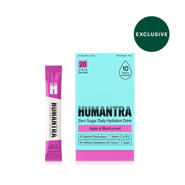 Humantra Apple & Blackcurrant Electrolyte Supplement 20 Sticks