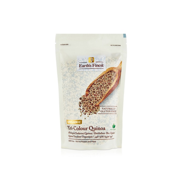 Earths Finest Organic Tri Colour Quinoa 340g