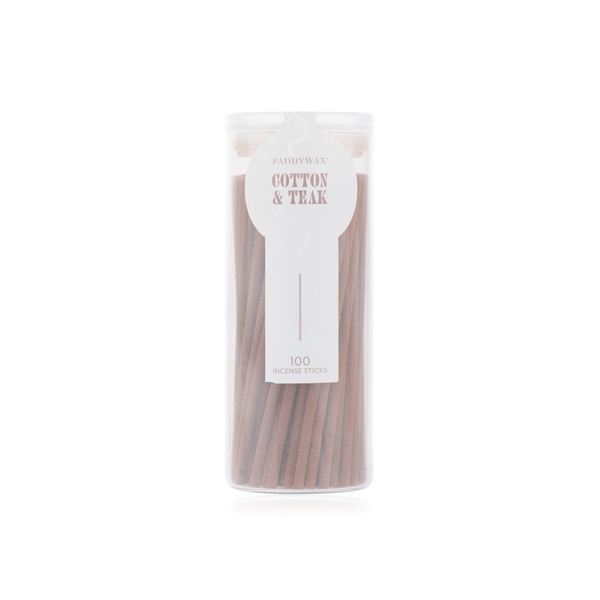 Buy Paddywax cotton and teak incense sticks 100 pieces in UAE