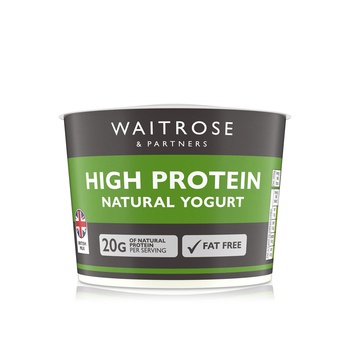 Waitrose High Protein Natural Yogurt 450g