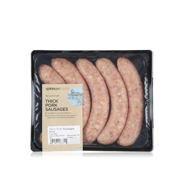 Spinneysfood Thick Pork Sausages