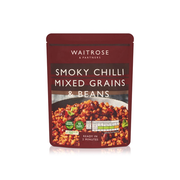Waitrose Smoky Chilli Mixed Grains & Beans 250g