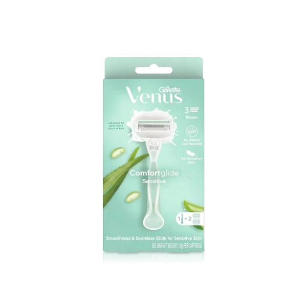 Gillette Venus Comfort Glide Sensitive Razor with 2 Blades