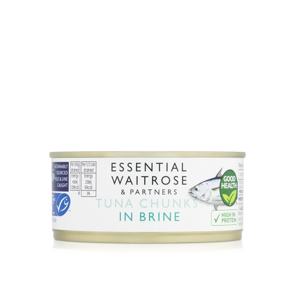 Waitrose Essential Tuna Chunks In Brine 160G