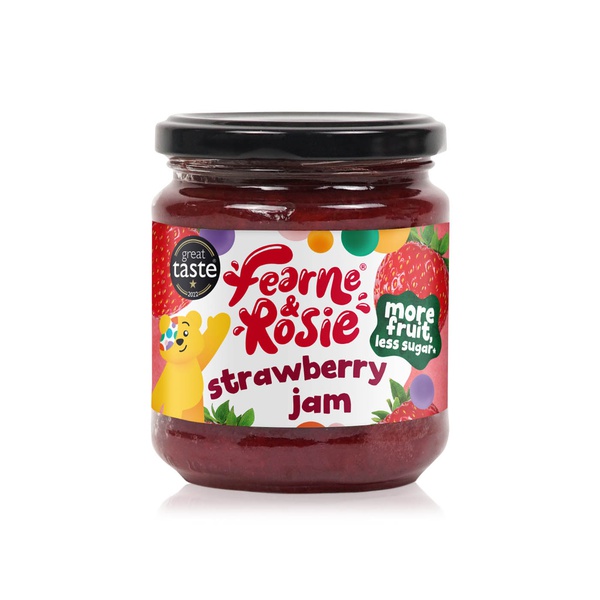 Buy Fearne & Rosie reduced sugar strawberry jam 310g in UAE