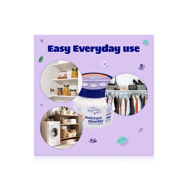 Originally Yellow Moisture Absorber and Air Purifier Lavender 300g