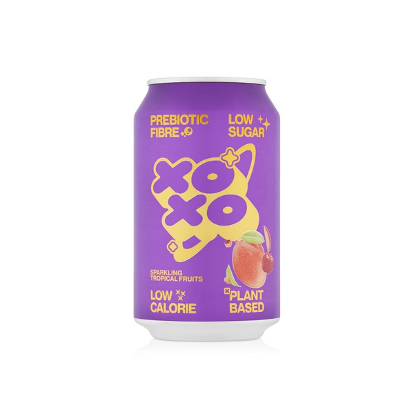 XOXO Tropical Prebiotic Soda 330ml