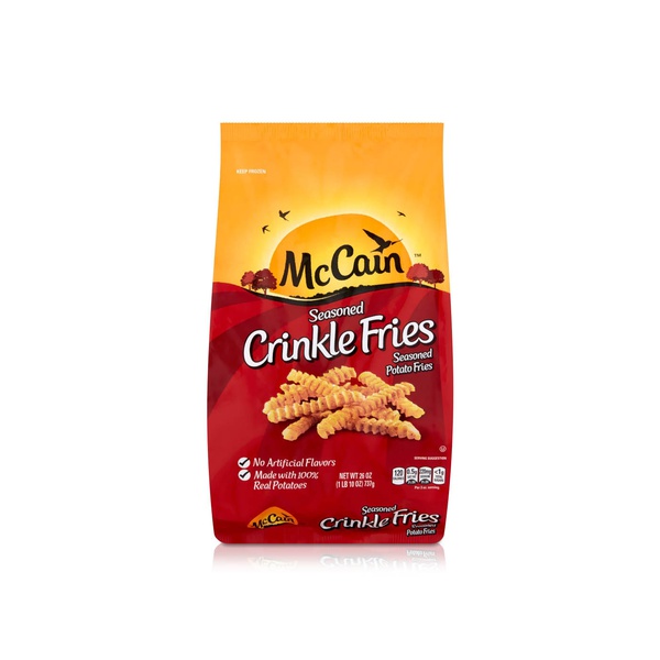 McCain Extra Crispy Seasoned Crinkle Cut French Fries 737.1g