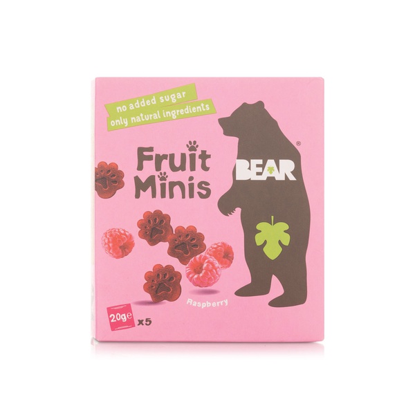 اشتري Bear fruit minis raspberry 5 pack 100g في الامارات