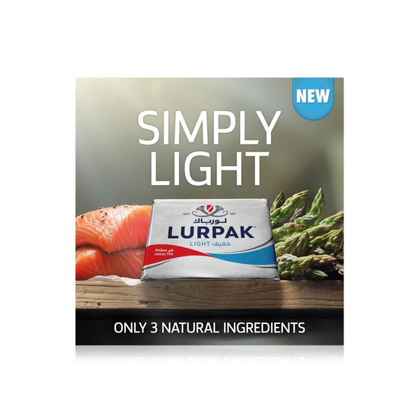 Lurpak Frozen Foil Butter Light Unsalted 400G