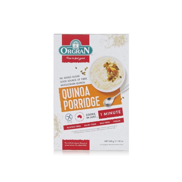 Buy Orgran quinoa porridge 230g in UAE