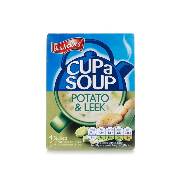 Batchelors Potato & Leek Cup a Soup 257g x 4