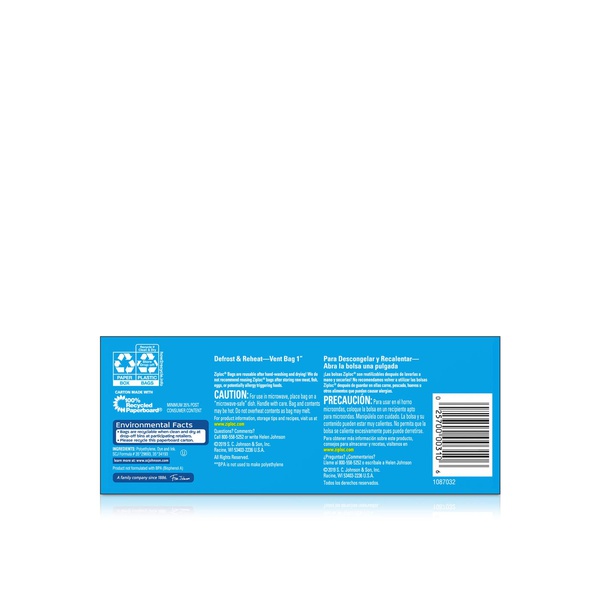 Ziploc Storage Bags Quart Size 48 Pack