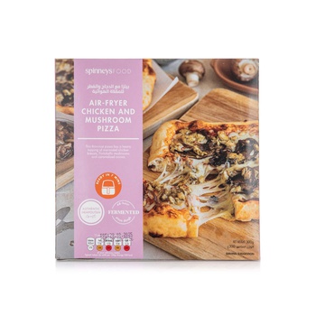 Spinneysfood Frozen Air-Fryer Pizza Chicken Mushroom 300g