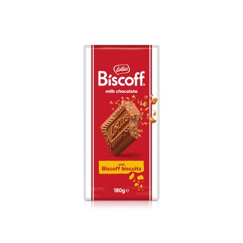 Lotus Biscoff Milk Chocolate Bar 180g