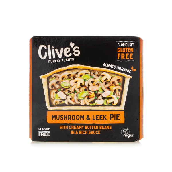 Clives Organic Mushroom And Leek Pie 235g Price In UAE Spinneys UAE Supermarket Kanbkam