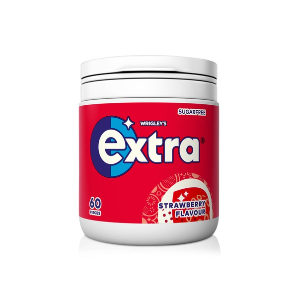 Wrigley's Extra Strawberry Gum Sugar Free 60 Pieces 84g