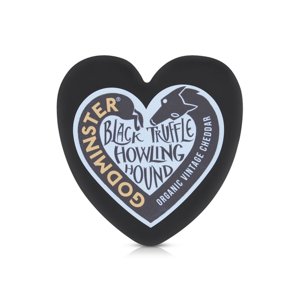 godminster Black Truffle Organic Vintage Cheddar Heart 200g