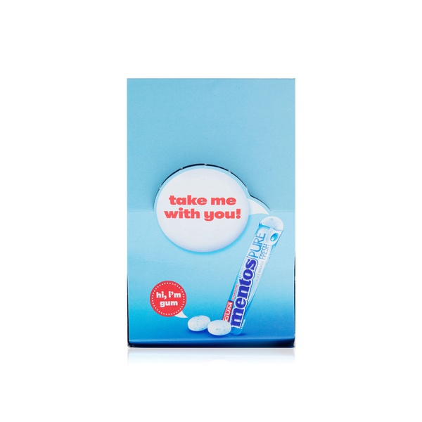 Mentos Pure Fresh sugarfree chewing gum fresh mint 16 x 15.75g