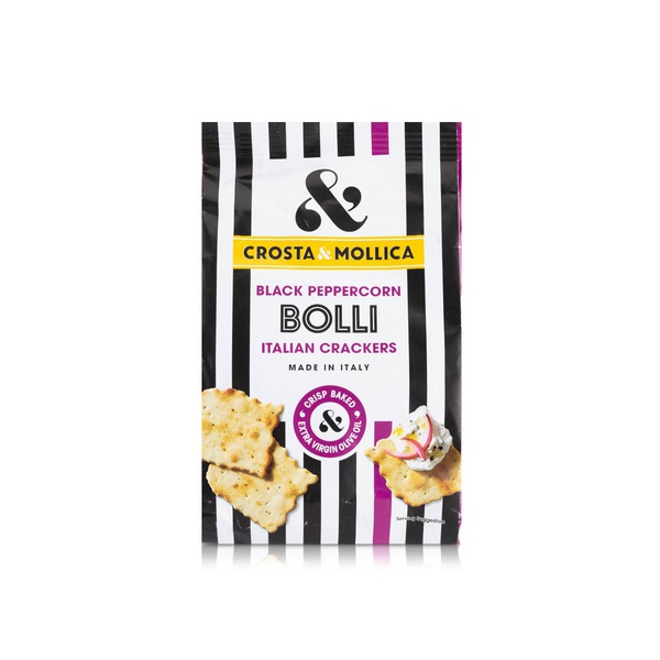 Crosta & Mollica Pepper Bolli Italian Crackers 150g