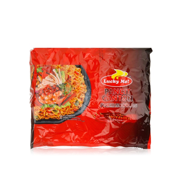 Lucky Me Pancit Canton Fried Noodles Hot Chilli 60g