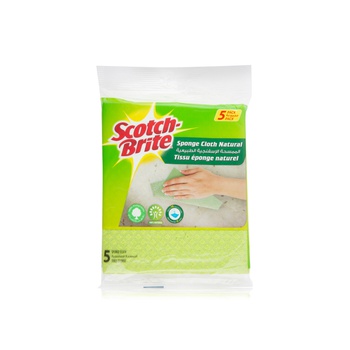 Scotch Brite Natural Sponge Cloth x 5