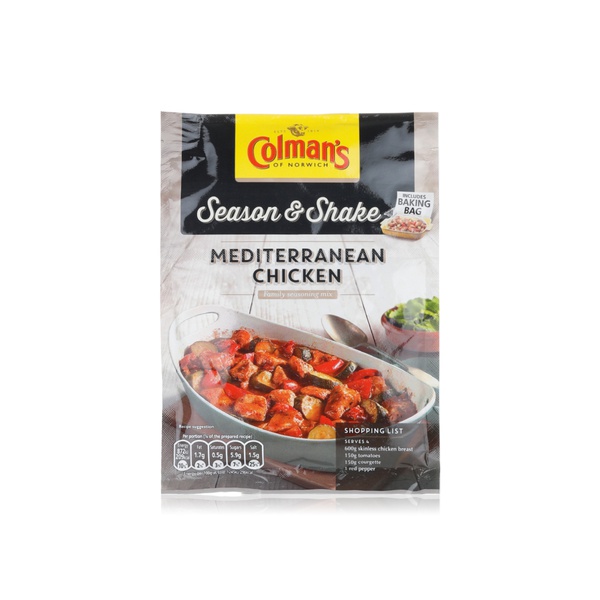 Buy Colmans mediterranean chicken mix 33g in UAE