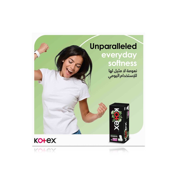 Kotex Natural Panty Liners Normal 30s