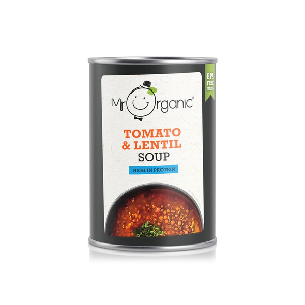 Mr Organic Tomato and Lentil Soup 400g