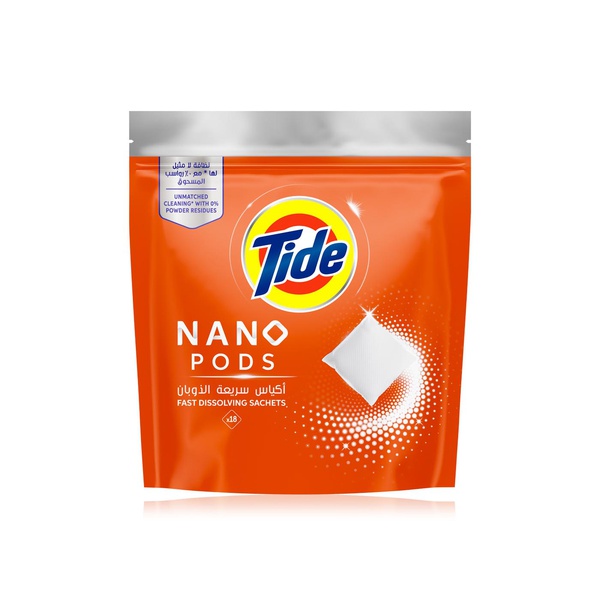 Buy Tide nano pods original scent 18 sachets in UAE