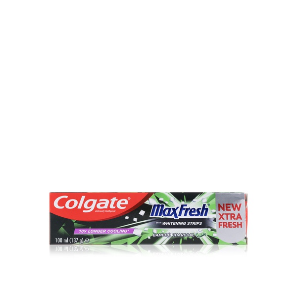 Buy Colgate Max Fresh bamboo charcoal toothpaste 100ml in UAE