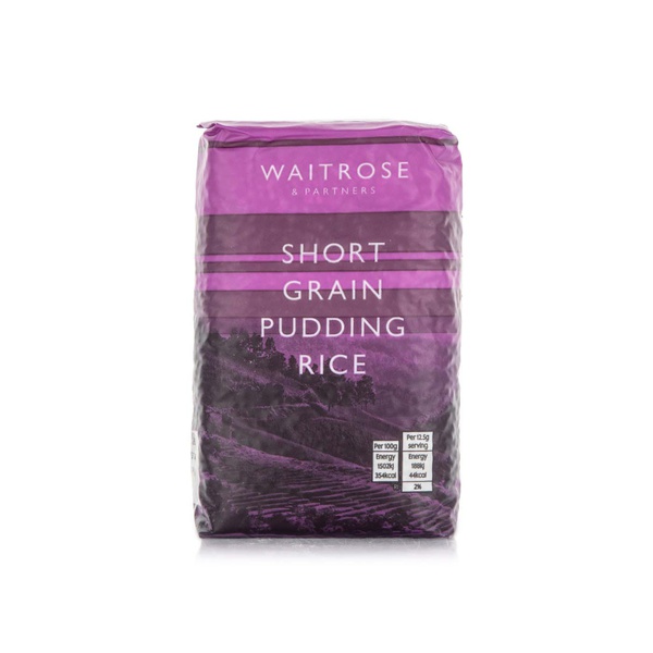 Waitrose Short Grain Pudding Rice 500g