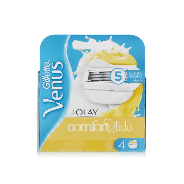 Buy Gillette Venus Olay Comfortglide cartridge 4pcs in UAE