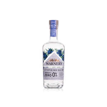 Warner's juniper double dry non alcoholic gin 500ml