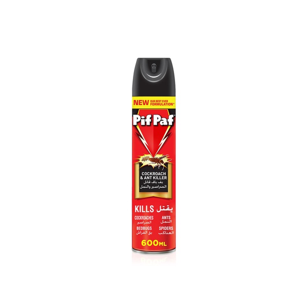 Pif Paf Cockroach & Ant Killer Spray 600ml