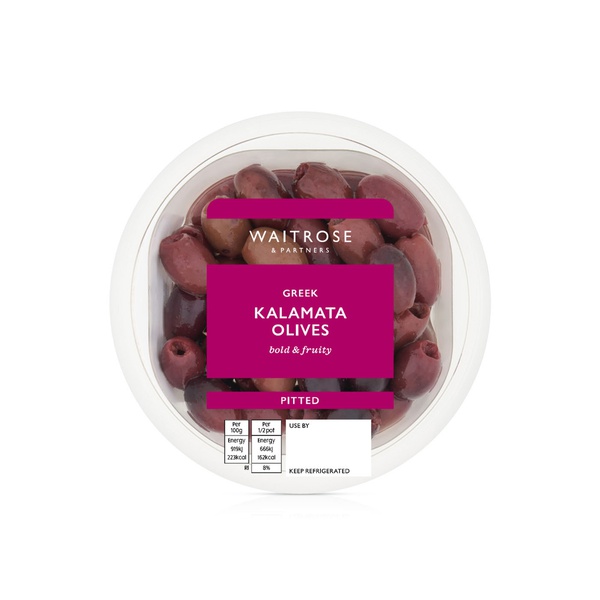 Waitrose Pitted Greek Kalamata Olives 145g