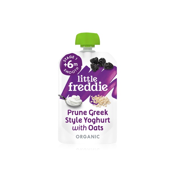 اشتري Little Freddie organic prune Greek style yoghurt with oats 100g في الامارات