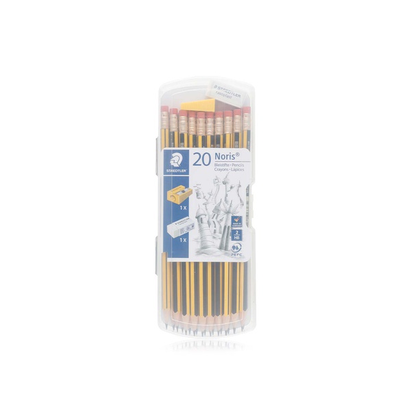 Staedtler Noris pencil x20 + eraser + sharpener Spinneys UAE