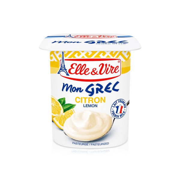 Elle & Vire Greek Style Lemon Yoghurt 125g