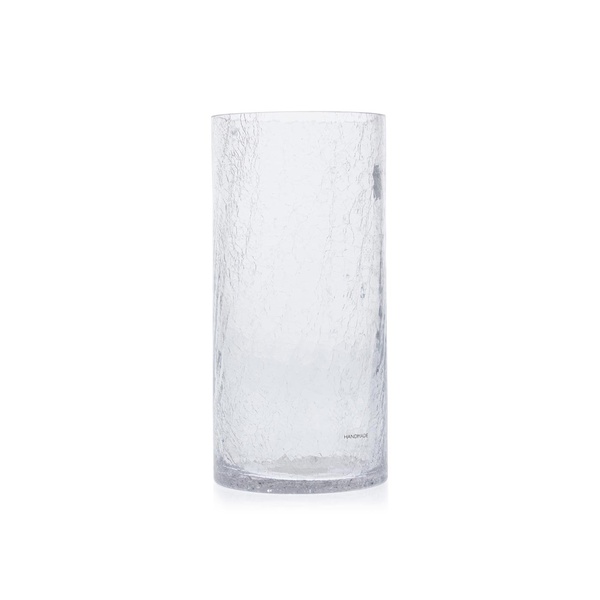 John Lewis Anyday Crackle Cylinder Vase 25cm