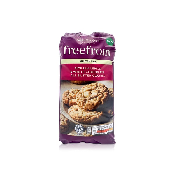 Waitrose Free From Gluten Free Sicilian Lemon & White Chocolate All Butter Cookies 150g