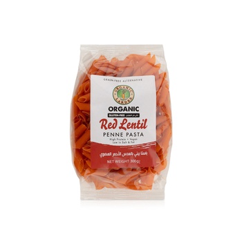 Organic Larder Gluten-Free Red Lentil Penne Pasta 300g