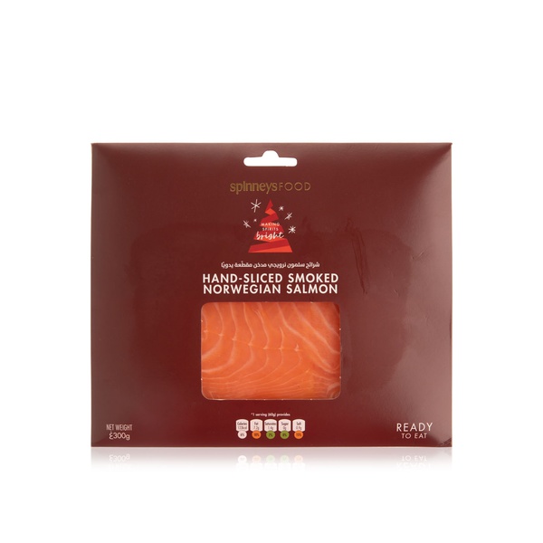 Spinneysfood Hand Sliced Norwegian Salmon 300g