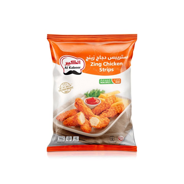Al Kabeer Zing Chicken Strips Non-Spicy 750g