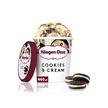 Haagen Dazs Cookies And Cream Ice Cream 460Ml